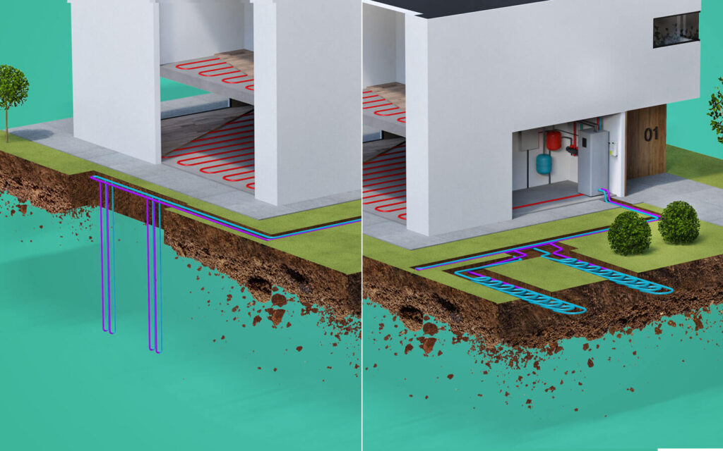 horizontaal of verticaal geothermie warmtepomp